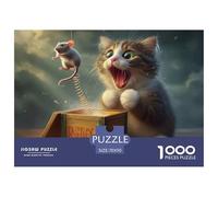 Jumping Mouse Surprise Material De Papel Resistente Buen Rompecabezas, Apto para Relax En Casa Y Hobbies Personales 70x50cm/1000pcs