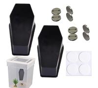 Jumping Spider Cage, 2X Spider Terrarium Kit, Praying Mantis Habitat, Jumping Spider Coffin, Arboreal Tarantula Enclosure, Frog Enclosure, Ideal For Jumping Spiders, Reptiles and Exotic Pet Owners