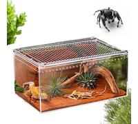 Jumping Spider Enclosure - Acrylic Transparent Habitat | Durable insectt Terrarium Case, Clear Observation Container, Lightweight Pet Housing Accessory | Jumping Spider Enclosure