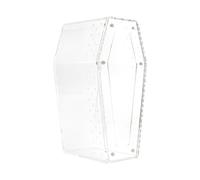 Jumping Spider Enclosure Clear - Tapa magnética acrílica Hábitat para reptiles, terrario de mantis religiosa ventilada | Tarántula, caracol rana, pequeño reptil arbóreo, tanque coleccionista