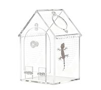 Jumping Spider Enclosure - Tanque de aislamiento de hábitat acrílico - Jumping Spider Terrarium - para Family Friends Small Pets Reptiles Animals Indoor Home