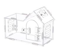 Jumping Spider Enclosure - Ventilation Transparent Tank, Clear Jumping Spider Breeding Cage | For Lizards Small Animals Frogs Crickets Snails Arboreal Mantis Centipedes