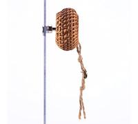 Jumping Spider Hide, Rattan Gecko Habitat, Magnetic Terrarium Decor, Small Animal Shelter, Natural Invertebrate Hiding Place for Hermit Crabs Mantis Tarantulas Snails Tree Dwelling