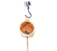 Jumping Spider, Hideaway Nest House, 1.18-1.57 Inches, Climbing Rope Accessory, Cozy Enclosure Design, Weather Resistant Build, Outdoor Garden Habitat for Pet Spiders, Wooden