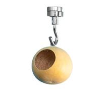 Jumping Spider House, Natural Gourd Enclosure, 2.75in Magnetic Hiding Nest, Portable Safe Habitat, Easy Attachment with Magnetism for Jump Spiders, Keepers, Enthusiasts