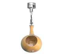 Jumping Spider House - Natural Gourd Shelter Chamber Refuge, Magnetic Dome Pod Structure Decorative Terrarium Habitat Accessory Tiny Arachnid Retreat | Environment Observation Residence