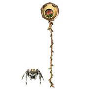 Jumping Spider Shelter - 1.57 pulgadas de madera | de decoración de cuerda de vid simulada | Spider Cage Accessory Hiding Box. Cuerda de algodón, 15.74in Vine, perfecto para arañas de