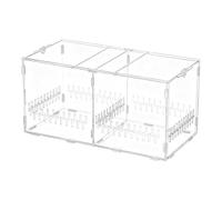Jumping Spider Terrarium - Hábitat acrílico transparente | 40 x 20,50 x 20 cm acrílico con tapa para tortuga, tortuga, geco, cangrejo, rana, plantas, arena, roca