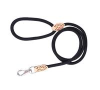 JUMPLAWN 1.25m Correa para Perros De Nylon Resitente Entrenamiento para Paseos Diarios Correa para Mascotas Negra