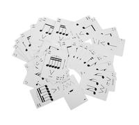 JUMPLAWN 1 Caja Tarjetas de Ritmo para de Juego de Aprendizaje Musical Flashcards de Notación y Teoría Musical para Práctica y Entrenamiento Educativo