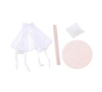 JUMPLAWN 1 Juego De Minicarpas Casa De Juegos Túneles De Juego para Color Rosa para Pequeños Casa De Juegos Tienda De Campaña Tipi para Adultos Trampolín Tela Blanca