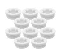 JUMPLAWN 10 Uds Tapones Bidones 200 litros Tapa para Barril con Rosca Sello Hermético Tapón para Bidón Cubo De Plástico Tapas De Sellado para Barriles De Aceite Uso Industrial Fácil Instalación