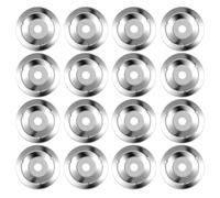 JUMPLAWN 120 Piezas de Anillos para Platillos de Pandereta de Hierro Inoxidable Plata Compatibles Varios Modelos de Batería y Accesorios Estables