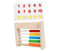 JUMPLAWN 1Juego Estante de Cálculo de Madera para Educativo con Coloridas Juguete de Aprendizaje Matemático Desarrollo de Habilidades Aritméticas y Razonamiento Lógico