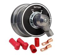 JUMPLAWN 1Juego Interruptor Aislador de Batería para Coche y Barco Desconexión de Corriente Interruptor de Corte Principal con Fundas de Diseño Duradero