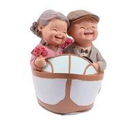 JUMPLAWN 1Pieza Estatua Ancianos Resina Adorno Amoroso para Decoración para Decoración Romántica para Dormitorios