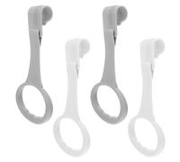 JUMPLAWN 2 Pares Anillos de Seguridad para Niña Portátiles y Ligeros Soporte para Caminar y Entrenamiento de Fuerza Accesorios para Cunas de Bebés Bordes Suaves y Estables para Niñas