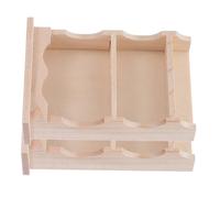 JUMPLAWN 2 Piezas Realistic Miniature Wall Cabinet Model Solid Wood Vintage Hanging Storage Japanese Style Dollhouse Furniture For Kitchen Living Decor