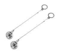 JUMPLAWN 2 Piezas Tapón y M8 Metálico Circular para Protector Conector Macho Estructura de Bloqueo Cadena, Resistente Movimientos y Fácil de Instalar para Estaciones de Carga y Maquinaria