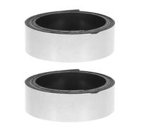 JUMPLAWN 2 Rollos Etiqueta Magnética para Escribir y Borrar, Cinta Adhesiva de Goma para Refrigeradores y Superficies Metálicas, Adecuado para Cocina y Área Creativa