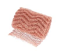 JUMPLAWN 2 rollos Malla de Cobre Tejida Resistente para Bloqueo de Huecos Protección Eficaz contra Ratones Plagas y Animales Domésticos Color Chocolate Fácil Instalación para Jardín y