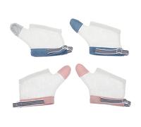 JUMPLAWN 2Pares Guantes Ajustables Antisucción para Bebés de Protección para Dejar de Chuparse los Dedos para Morderse Diseño Práctico y Lavable