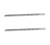JUMPLAWN 2pcs Coche Reposacabezas Barra Recta Metal Reposacabezas Barra para Asiento de Coche Mango Recto