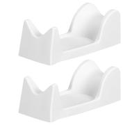 JUMPLAWN 2piezas Nail Art Electric Polisher Handle Holder Plastic Rack For Manicure Pedicure Studio Home Use Color Aleatorio