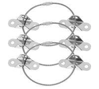 JUMPLAWN 3 juegos Kit de Correas Antivuelco para Muebles con Anclajes de Acero Inoxidable para Seguridad Infantil Protección Contra Vuelcos Pared Resistente y Duradero para Hogar y Bebés