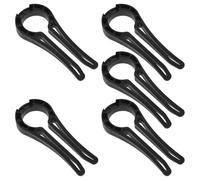 JUMPLAWN 5 piezas Protector de Perillas para Estufa de Gas Cerraduras de Seguridad para Cocina Bloqueo Infantil para Horno Resistente y Fácil de Instalar