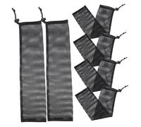 JUMPLAWN 6 Piezas Bolsas de Alimentación para Pájaros de Nylon Resistente Redes Colgantes para Comedero Exterior de Pájaros Bolsas Antidesgarro para Alimentador de Jilgueros