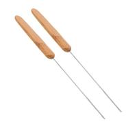 JUMPLAWN Aguja de Cebo para Pesca, Aguja de Pesca para Carpa, 2 Piezas, Mango Antideslizante, Herramienta portátil para Cebo Vivo y Gusanos, Superficie Lisa sin Rebabas, para Pesca en Agua