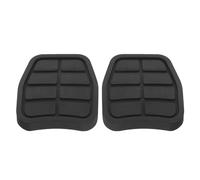 JUMPLAWN Almohadillas de Caucho para Pedales de Coche, Kit de Cubierta para Pedal de Freno y Embrague, Par de Protección Antideslizante Compatible Mayoría de Modelos, Uso Automotor