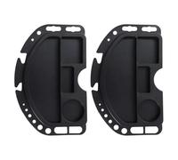 JUMPLAWN Bandeja Paquete de 2 Piezas para Reparación de Bicicletas de Material PC Diseño de Múltiples Rejillas para Almacenar y Sujetar Herramientas en Garaje o Cobertizo