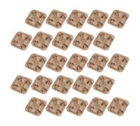 JUMPLAWN Bandejas Biodegradables para Llevar 4 Tazas de Café y Té con Leche, Soporte de Pulpa de Papel Liviano y Fácil de Transportar para Uso en Casa o Escuela, Paquete de 25 Unidades