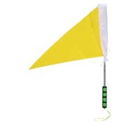 JUMPLAWN Bandera de Guía Portátil con Mástil Telescópico Ajustable de Acero Inoxidable Resistente al Agua y Estable para Excursiones Escolares Actividades al Aire y Señalización de Grupos