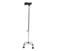JUMPLAWN Bastón de Equilibrio con Base de Cuatro Garras Planas, Resistente al Desgaste, Fabricado en Acero Inoxidable y ABS, para Uso en Actividades al Aire Libre y en casa