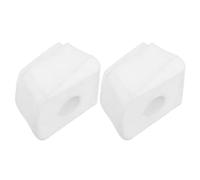 JUMPLAWN Bloques de Freno para Patines de Ruedas Blancos de Goma, Paquete de 2 Piezas, Compatibilidad Amplia y Alta Durabilidad para Uso en Caminos al Aire Libre y Terrenos Escolares