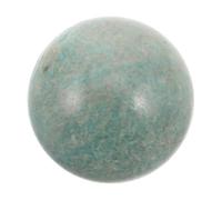 JUMPLAWN Bola Decorativa de Amazonita Natural 3,5-4 Cm, Esfera Feng Shui Pulida a Mano, Piedra Decorativa para Hogar, Esferas de Cristal para Bienestar y Armonía, Accesorios de Decoración