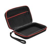 JUMPLAWN Bolsa sin Contacto para Termómetro Electrónico, Resistente a Impactos, con Cordón y Material EVA Rojo, Adecuada para Uso Doméstico y Portátil