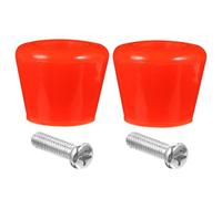 JUMPLAWN Cabezal de Freno para Patines de Ruedas Dobles 4 Piezas PU | Patines en Pista y Uso Interior, Apoyo de Frenado Rápido y Resistente al Desgaste