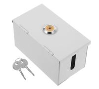 JUMPLAWN Caja Protectora para Enchufe Exterior con Cerradura Resistente la y Uso Diseño Compacto para Camping y Control de Seguro Compartidos