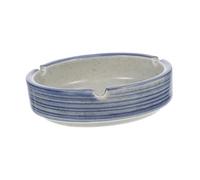 JUMPLAWN Cenicero De Cerámica Estilo Japonés, Esmaltado Bajo, Tamaño Mediano, Color Retro, Contenedor para Cenizas De Escritorio, Uso Hogar y Oficina, Diseño Simple y Elegante