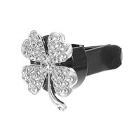 JUMPLAWN Clip para Ambientador de Coche de Metal y Cristal, Ajuste Firme y Resistencia al Desgaste, Adecuado para Decoración Interior Automotriz Estilo y Lujo