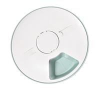 JUMPLAWN Comedero Automático para Mascotas Temporizador Inteligente 6 Compartimentos Desmontables Cuenco para Perros y Gatos Alimentador Automático Limpio y Durable