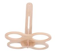 JUMPLAWN Comedero Colgante para Pájaros de Madera con Ranuras Estación de Alimentación para Jardín y Patio Instalación Rápida y Observación