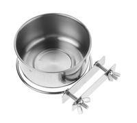 JUMPLAWN Comedero Elevado para Perros De Comedero y Bebedero para Perros Cuencos De Acero Inoxidable Medianos Estación De Alimentación