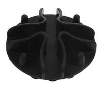 JUMPLAWN Comedero Lento para Perros y Cachorros Pequeño de Silicona Suave Negro, Inserto Antiasfixia para Alimentación Lenta, Tazón Compacto para Interior, Ayuda a Digestión Adecuada