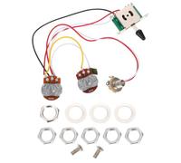 JUMPLAWN Conjunto de Circuito Precableado y Componentes Electrónicos para Guitarra Eléctrica Placa de Filamento Herramienta para Guitarras Eléctricas Potenciómetro 500k