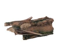 JUMPLAWN Cueva-escondite para Reptiles: Tronco Hueco de Resina, decoración de Corteza de Madera Flotante para acuarios y terrarios, Refugio para lagartos, Geckos y Serpientes.